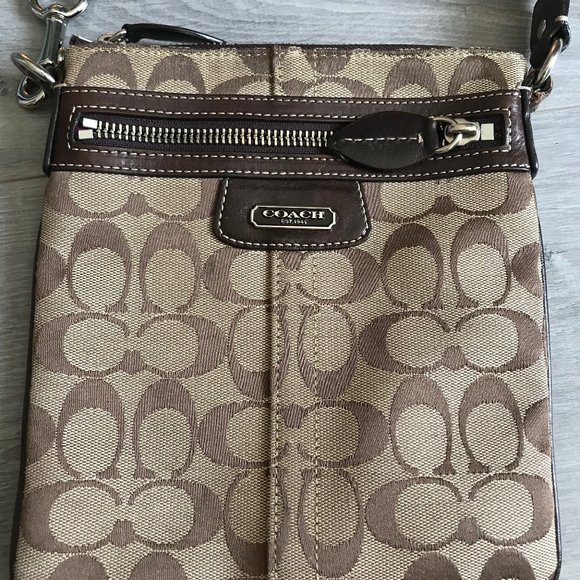 Coach Monogram Crossbody Bag - Picture 1 of 3